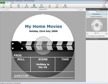 Screenshot for Disketch Professional CD Label Software 3.00
