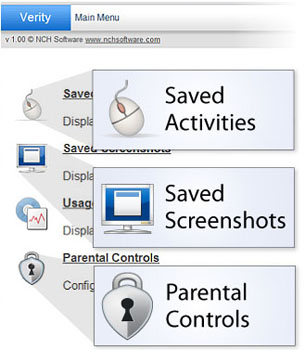 Screenshots der Jugendschutzsoftware