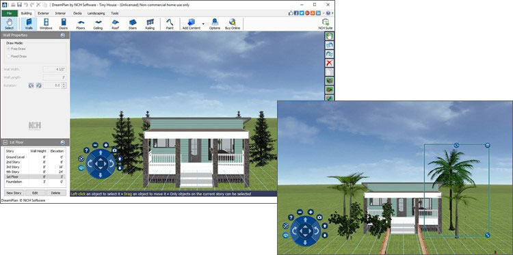 DreamPlan Landscape Design Software screenshot