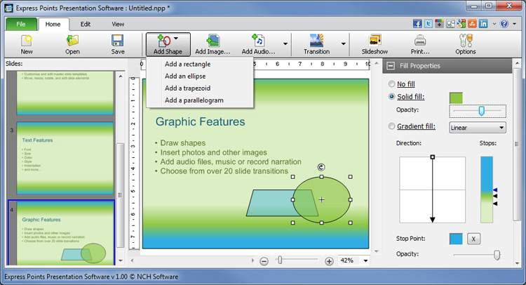 Draw Shapes and Insert Images