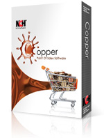 Boîte de Copper, logiciel de point de vente